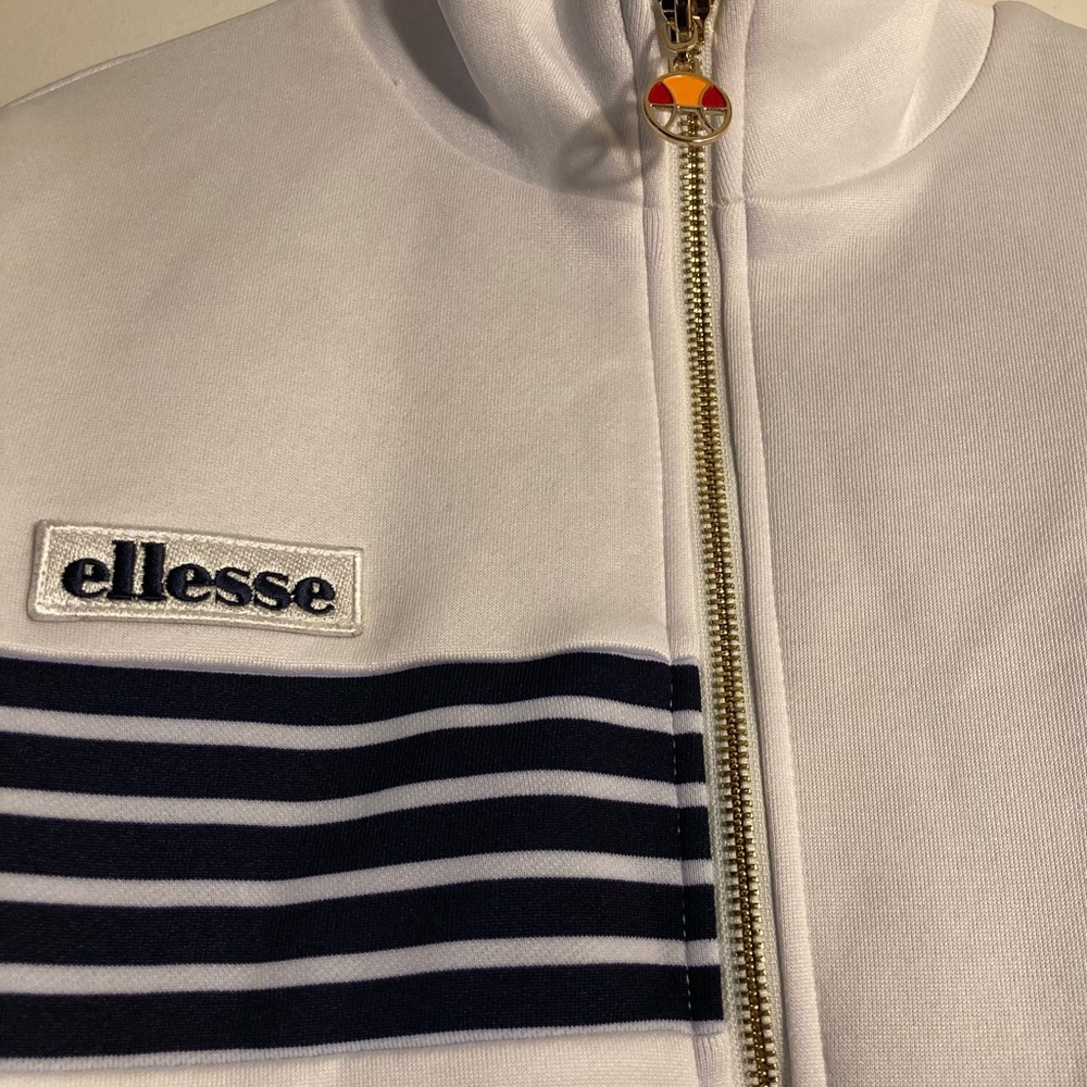 Ellesse Cecillo Retro Crop Track Jacket NWT - Picture 6 of 12